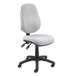 Vantage 100 2 lever PCB operators chair with no arms - Grey
