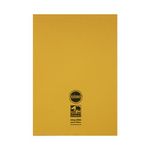 Rhino Exercise Book A4+ 8mm Ruled 80P Yellow (Pack of 50) VC08725