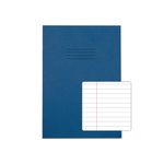 Rhino Exercise Book 8mm Ruled 64P A4 Dark Blue (Pack of 50) VC48394