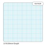 Rhino Exercise Paper 500 Graph Ruling A4 (Pack of 5) VLL089-3