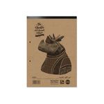 Rhino Recycled Refill Pad 160 Pages 8mm Ruled with Margin A4 (Pack of 5) RH4FMR