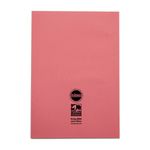 Rhino Exercise Book Plain 80 Pages A4 Pink (Pack of 50) VC48483