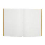 Rhino Exercise Book 5mm Square 80 Pages A4 Yellow (Pack of 50) VC49676