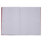 Rhino Exercise Book 8mm Ruled with Margin 80 Pages A4+ Red (Pack of 50) VDU080-200-4