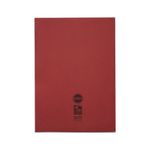 Rhino Exercise Book 8mm Ruled with Margin 80 Pages A4+ Red (Pack of 50) VDU080-200-4