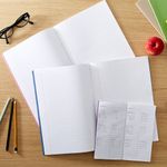 Rhino Exercise Book 8mm Ruled with Margin 80 Pages A4+ Red (Pack of 50) VDU080-200-4