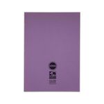 Rhino Exercise Book 80 Page 13x9in 8mm Ruled Purple Contract (Pack of 50) VDUV080-214-6