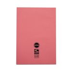 Rhino Exercise Book 80 Page A4 8mm Ruled Pink Contract (Pack of 50) VEXV668-115-8