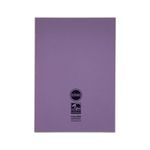 Rhino Exercise Book 80 Page A4 8mm Ruled Purple Contract (Pack of 50) VEXV668-1595-0