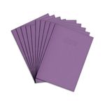 Rhino Exercise Book 80 Page A4 8mm Ruled Purple Contract (Pack of 50) VEXV668-1595-0