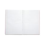Rhino Exercise Book 80 Page A4 8mm Ruled Red Contract (Pack of 50) VEXV668-495-0