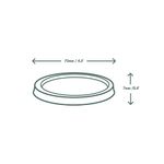 Vegware Portion Pot Lid 4oz and 2oz Clear (Pack of 2000) CF736