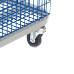 GoSecure Major Mail Trolley Removable Baskets Silver MT2SIL