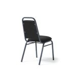 Yin classic back banqueting stacking chair - charcoal