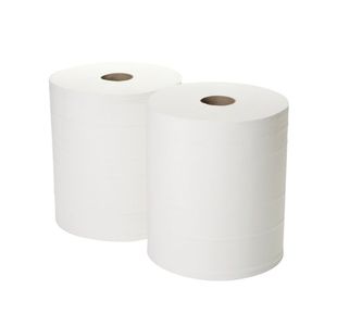 2Work Forecourt Roll 2-Ply 360mx280mm White (Pack of 2) 2W00132