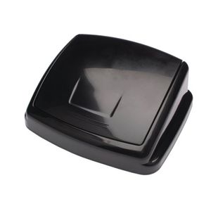 2Work Swing Bin Lid 30 Litre Black 2W02394