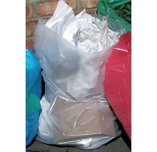 2Work Polythene Bags 90L 50 Per Roll Clear (Pack of 250) 2W06255