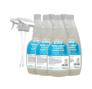 2Work Cleaner Sanitiser Perfumed Trigger Spray 750ml (Pack of 6) 2W07254