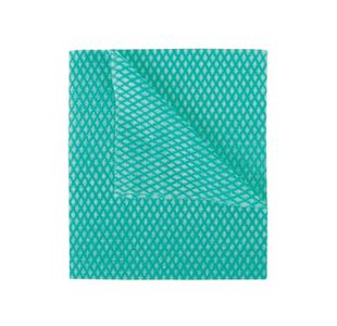 2Work Economy Cloth 420x350mm Green (Pack of 50) 2W08169