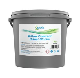 2Work Urinal Cubes 3 Kg Yellow (Pack of 150) 2W10168