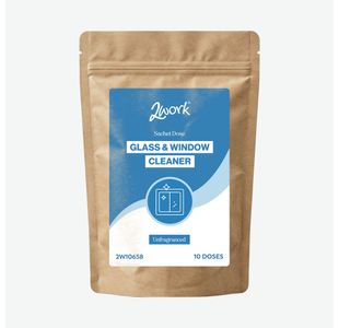 2Work Glass Cleaner Refill Fragrance Free Pack of 10 2W10658