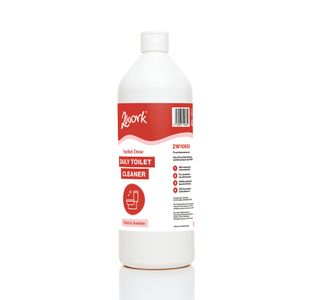 2Work Daily Toilet Cleaner Empty Bottle 750ml Red 2W10665