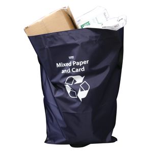 2Work Tidy Sack Mixed Paper and Card in Vinyl Blue 2W10738