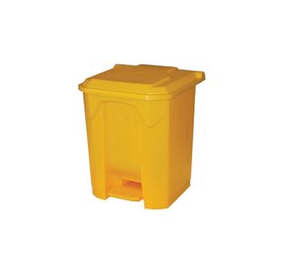 2Work Pedal Bin 30 Litre Yellow 2W10777