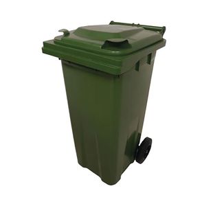 2Work Wheelie Bin 120 Litre Green 2W10833
