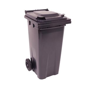2Work Wheelie Bin 120 Litre Grey 2W10834