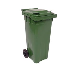 2Work Wheelie Bin 140 Litre Green 2W10838