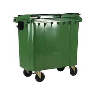 2Work Wheelie Bin 770 Litre Green 2W10866