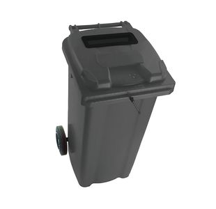 2Work Wheelie Bin Waste Slot Lid 140 Litre Grey 2W10877