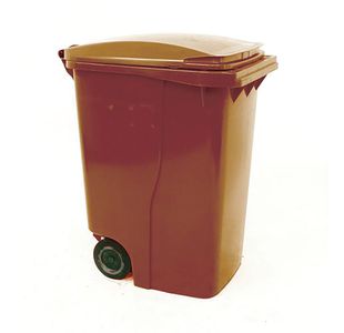 2Work Wheelie Bin 360 Litre Brown 2W10917