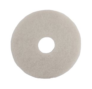 2Work Floor Pad Standard 17 Inch White Pack of 5 2W13500