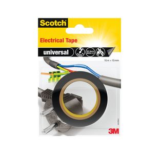 Scotch Electrical Tape Black 10m x 15mm 712670