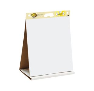 Post-it Super Sticky Table Top Easel Pad/Dry Erase Board 563-D3
