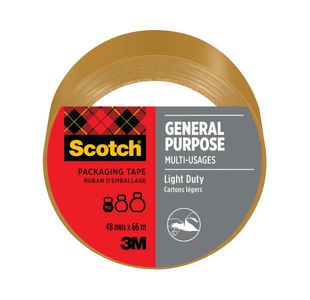 Scotch General Purpose Tape 48mm x 66m Brown 4501B6648