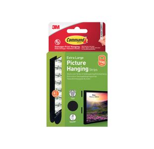 Command Picture Hanging Strips 4 Pairs Extra Large Black (Pack of 8) 7100337107