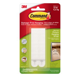 Command Narrow Picture Hanging Strips 17207