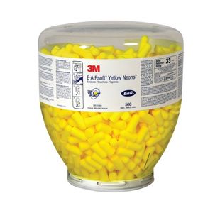 3M E-A-R Soft Yellow Neons Refill Bottle (Pack of 500) PD-01-002