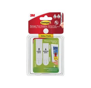 Command Pairs of Picture Hanging Strips Value Pack (Pack of 12) 17209