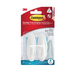 Command Bath Medium Designer Hooks (Pack of 2) 7100119054