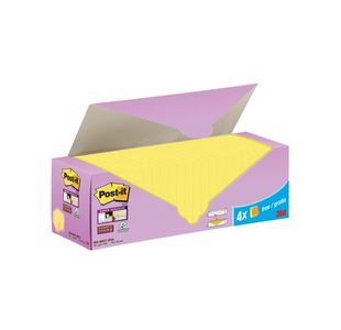 Post-it Super Sticky Notes Canary Yellow Cabinet 76x76mm (24 Pack) 7100236613