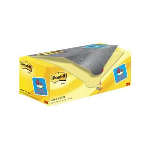 Post-it Notes 76x76mm Canary Yellow VALUE PACK 4 FREE Pads (Pack of 20) 654CY-VP20