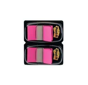 Post-it Index Tabs Dispenser with Pink Tabs (2 Pack) 680-BP2EU