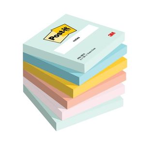 Post-it Notes Beachside Colour 76x76mm 100 Sht (Pack of 6) 7100259201