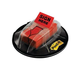 Post-it Index Tabs Sign Here Red (200 Pack) 680-SHVR200