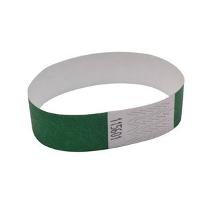 Announce Wrist Band 19mm Green (Pack of 1000) AA01834