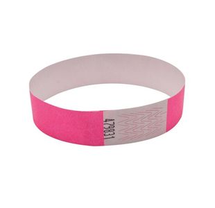 Announce Wrist Bands 19mm Pink (Pack of 1000) AA01837